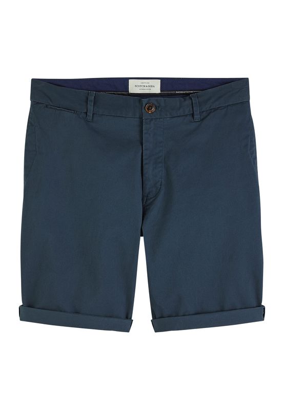 Scotch & Soda Short Herren CHINO SHORT 153651 Steel 76 Dunkelgrau Ansicht