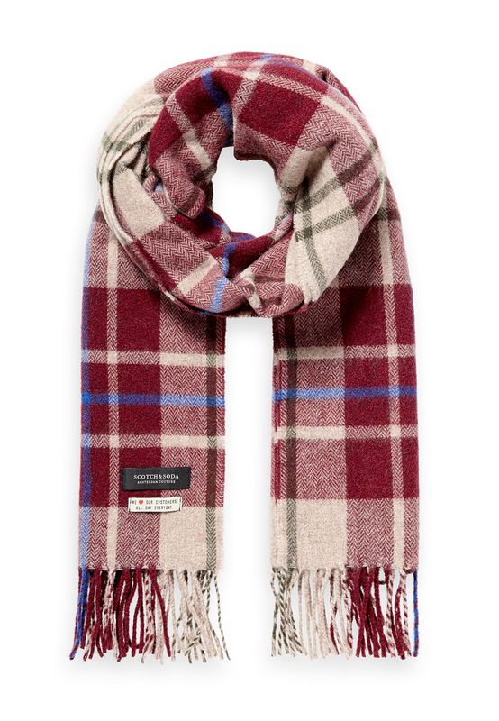 Scotch & Soda Schal CLASSIC WOVEN CHECK SCARF 152855 Mehrfarbig 0218 Ansicht