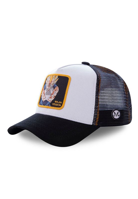 Capslab Trucker Cap MAJIN VEGETA Schwarz Ansicht