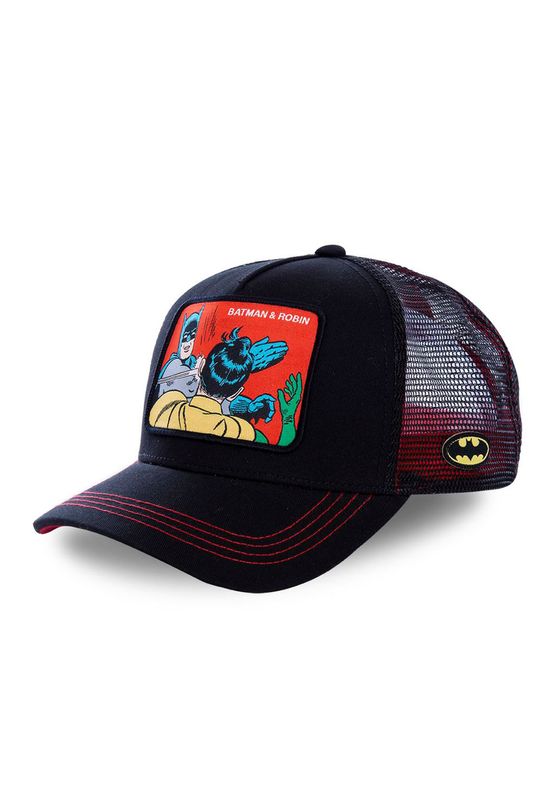 Capslab Trucker Cap BATMAN & ROBIN Schwarz Ansicht