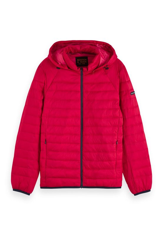 Scotch & Soda Jacket Men CLASSIC HOODED LIGHT WEIHT PADDED JACKET 152011 Rot Boxing Red 3216 Ansicht