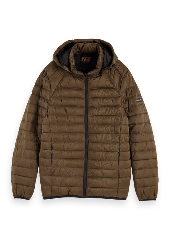 Scotch & Soda Jacket Men CLASSIC HOODED LIGHT WEIHT PADDED JACKET 152011 Khaki Military 0360 Ansicht