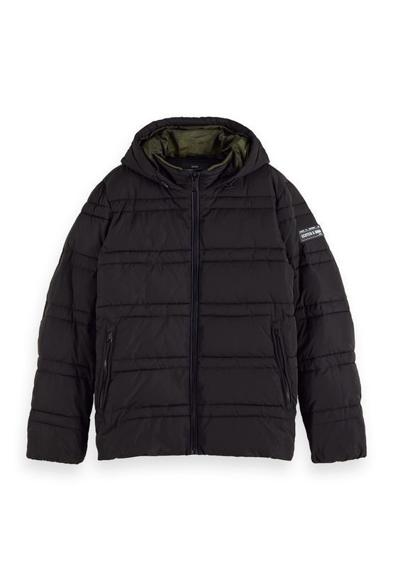 Scotch & Soda Jacket Men CLASSIC HOODED PRIMA LOFT JACKET 152012 Black Schwarz 0008 Ansicht