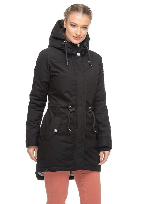 Ragwear Jacke Damen ELBA COAT B 1921-60031 Schwarz Black 1010 Ansicht