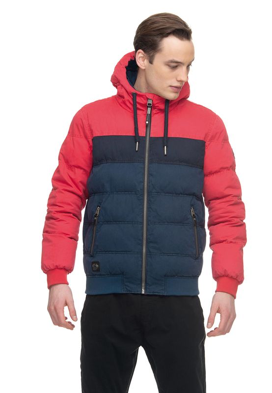 Ragwear Jacke Herren ECTOR 1922-60008 Rot Red Navy 4000 Ansicht