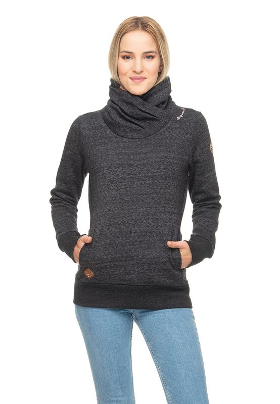 Ragwear Sweater Damen ANABELKA 1921-30006 Schwarz Black 1010 Ansicht