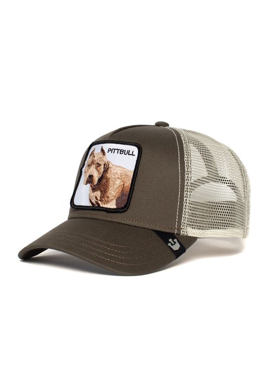 Goorin Bros. Trucker Cap PITBULL Oliv Grey Ansicht