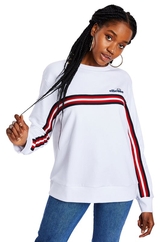 Ellesse Sweater Damen POMPEII SWEATSHIRT Weiss White Ansicht