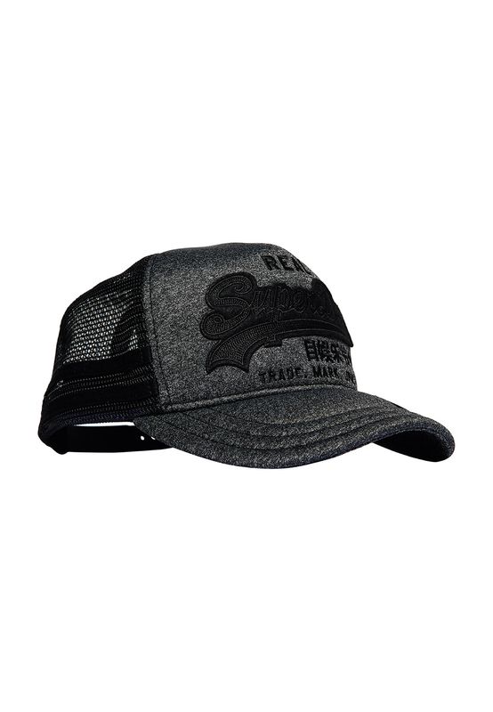 Superdry Trucker OUTLINE PREMIUM CAP Grey Marl Ansicht