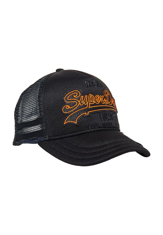 Superdry Trucker OUTLINE PREMIUM CAP Black Ansicht