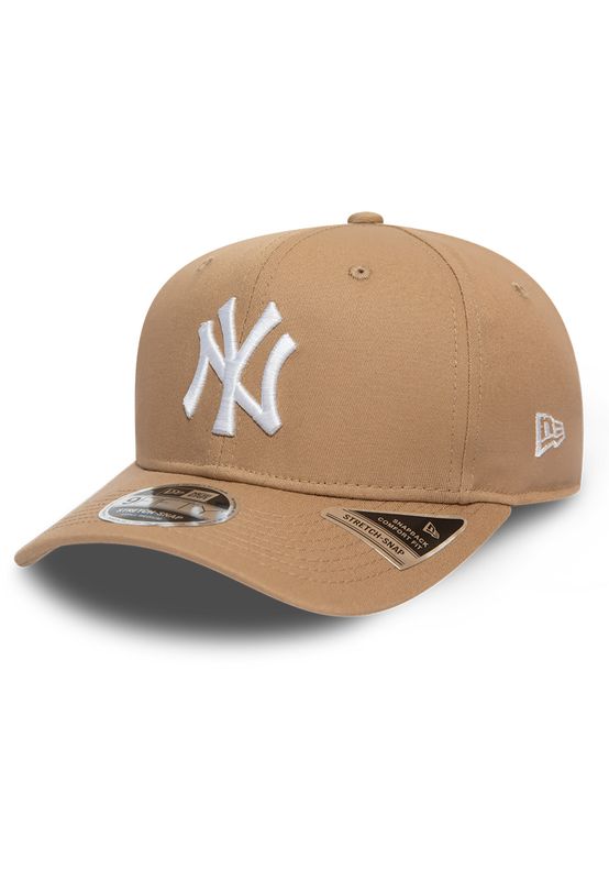New Era Tonal Stretch 9Fifty Snapback Cap NY YANKEES Beige Weiß Ansicht