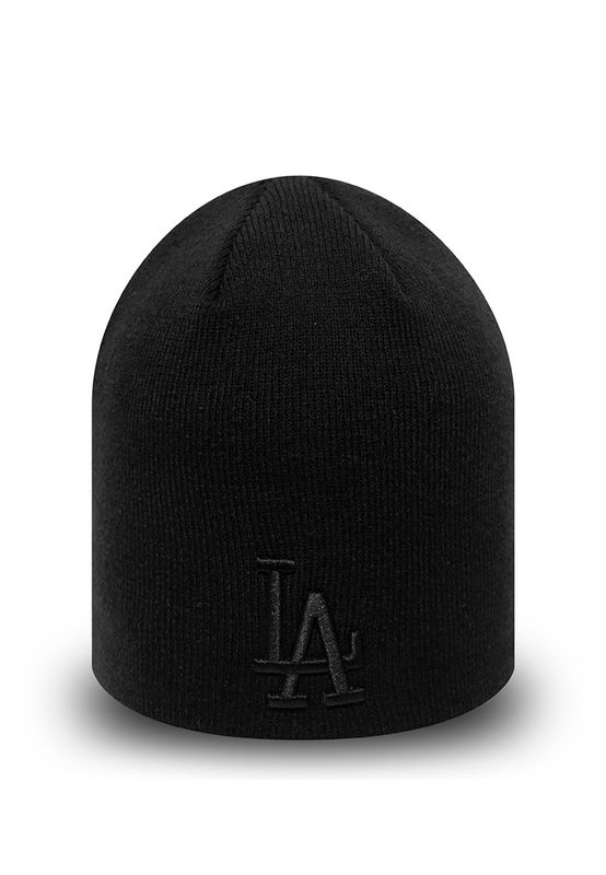 New Era Dark Base Skull Beanie LA DODGERS Schwarz Schwarz Ansicht