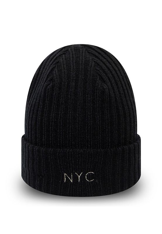 New Era NYC Knit Damen Mütze NYC Dunkelblau Silber Ansicht