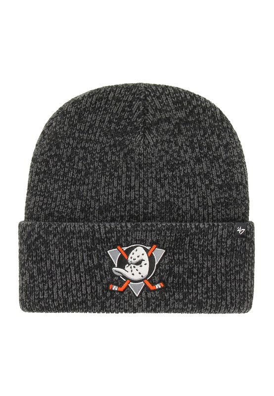 47 Brand Beanie ANAHEIM DUCKS H-BRNFZ25ACE Schwarz Grau Ansicht