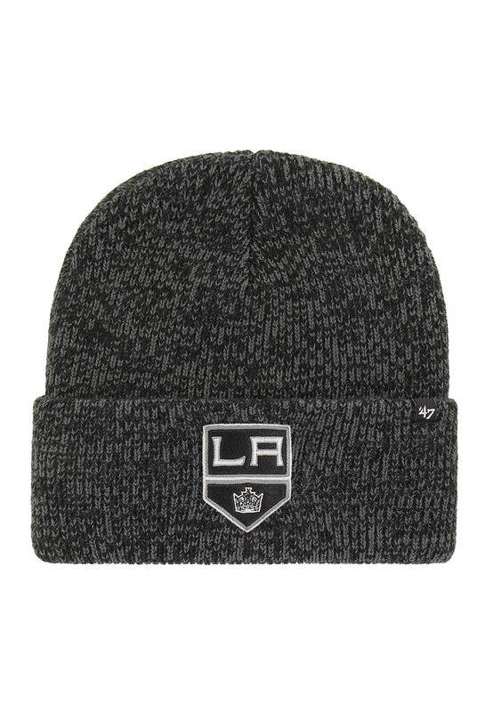 47 Brand Beanie LA KINGS H-BRNFZ08ACE Schwarz Grau Ansicht