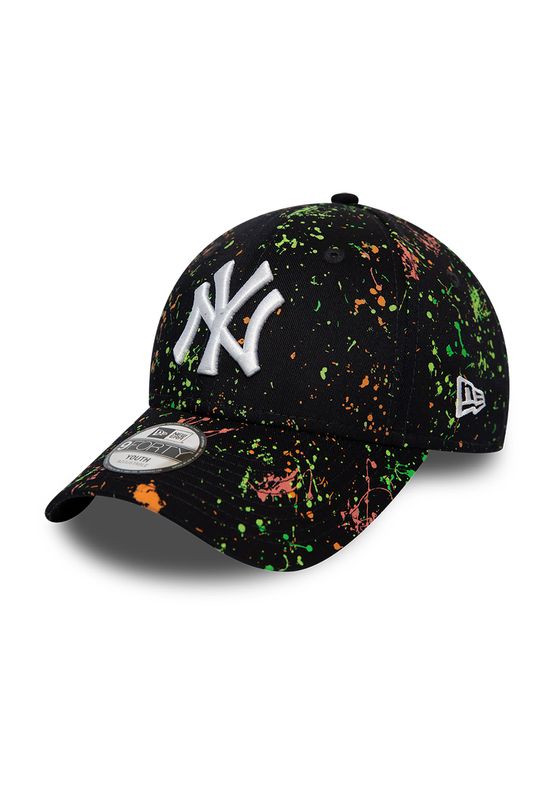 New Era Kids Paint Kinder 9Forty Adjustable Cap NY YANKEES Schwarz Ansicht