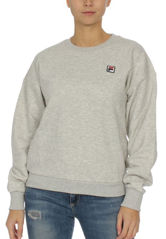 Fila Sweater Damen SUZANNA CREW SWEAT 687456 Grau B13 Light Grey Melange Bros Ansicht