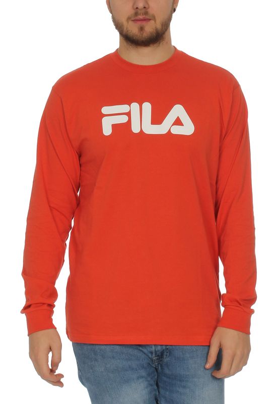 Fila Longsleeve Herren CLASSIC PURE LONG SLEEVE SHIRT 681092 Orange A386 Summer Fig Ansicht
