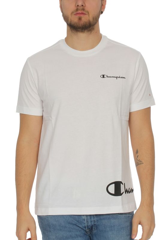 Champion T-Shirt Herren 213471 F19 WW001 WHT Weiss Ansicht