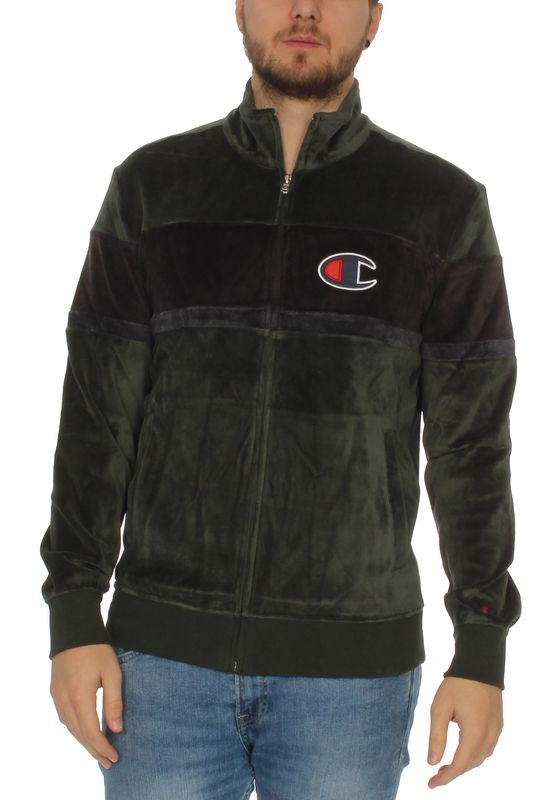 Champion Zipper Herren 214025 F19 GS512 SCAR/NBK/CCOM Dunkelgrün Ansicht