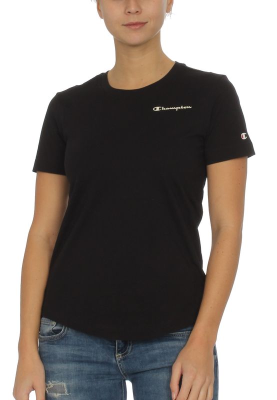 Champion T-Shirt Damen 112020 F19 KK001 NBK Schwarz Ansicht