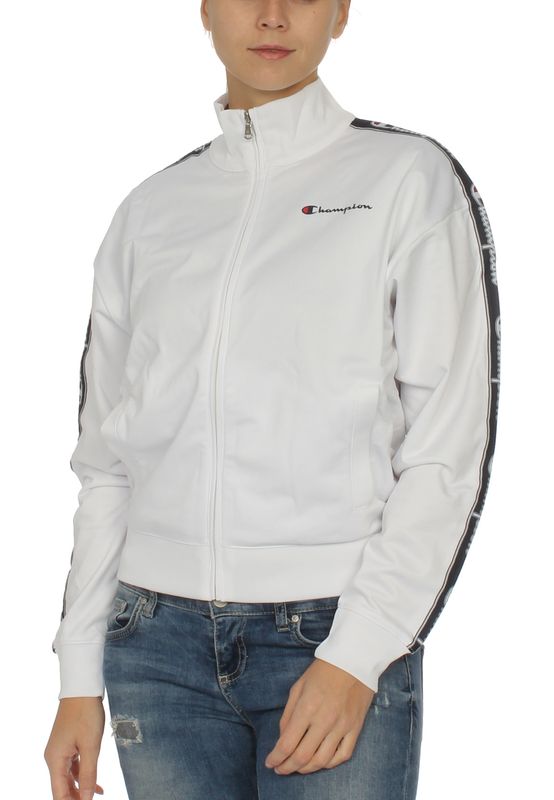 Champion Zipper Damen 111978 F19 WW001 WHT Weiss Ansicht