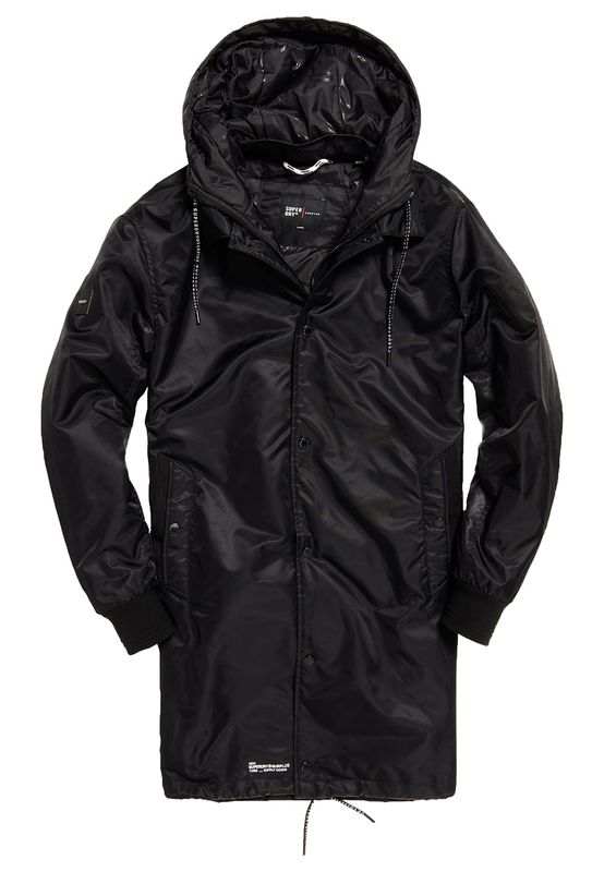 Superdry Mantel Herren SURPLUS GOODS COACH TRENCH Black Ansicht