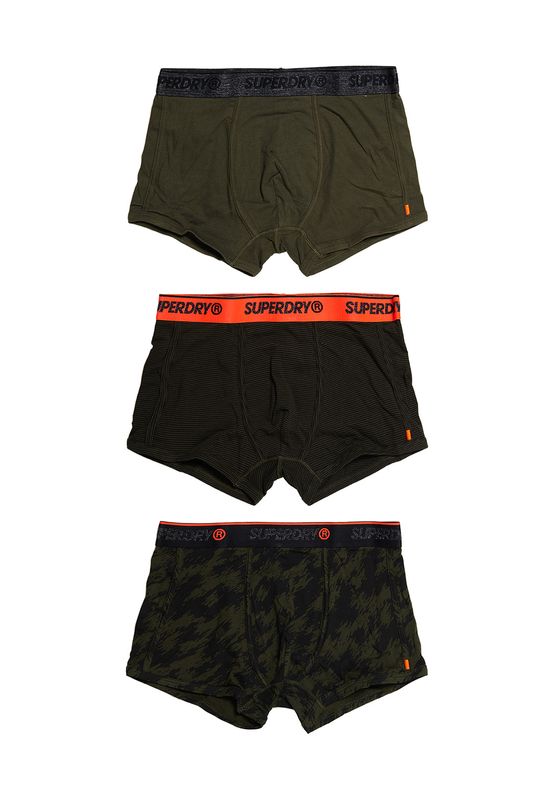 Superdry Boxershorts Dreierpack OL SPORT TRUNK TRIPLE PACK Khaki Multipack Ansicht