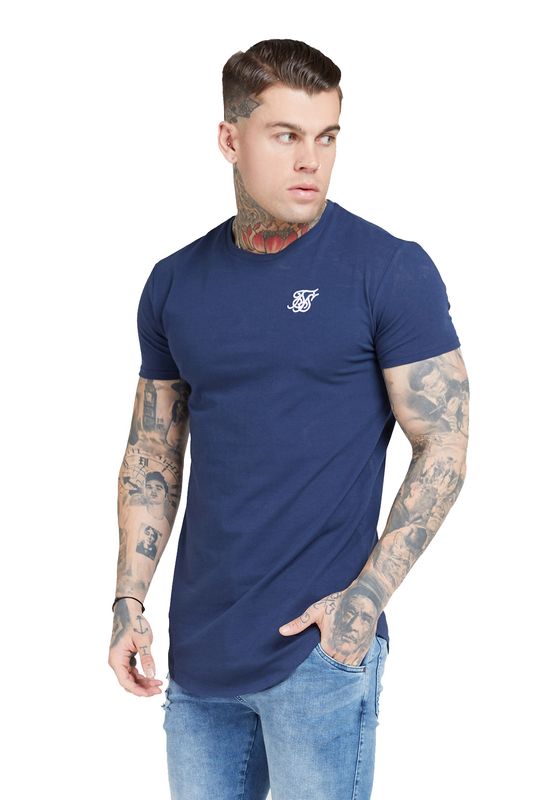 SikSilk T-Shirt Herren CORE GYM TEE SS-15811 Navy Ansicht
