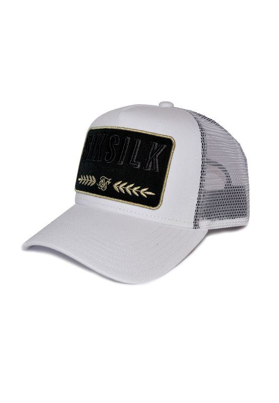 SikSilk Trucker Cap WASHED COTTON MESH TRUCKER SS-15960 White Ansicht