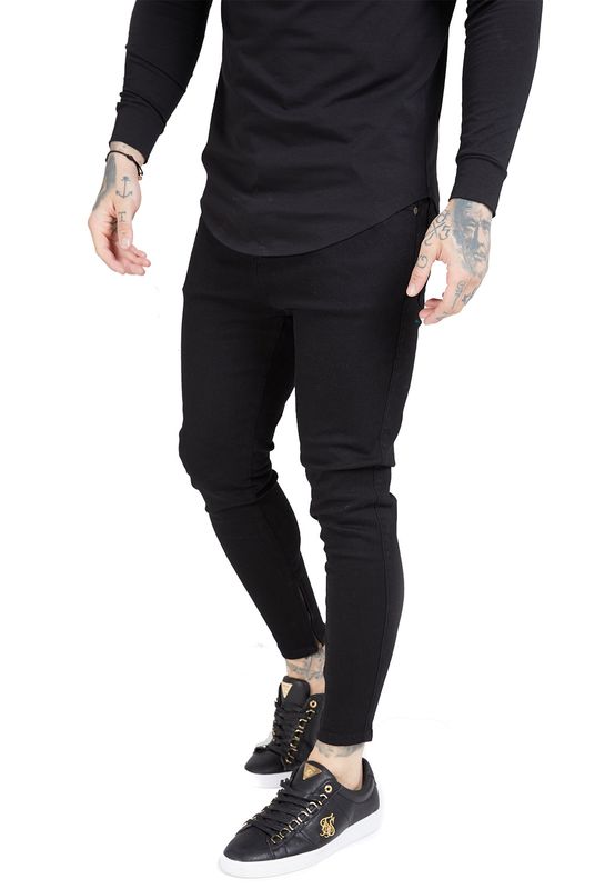 SikSilk Jeans Herren DROP CROTCH DENIM SS-15106 Black Ansicht