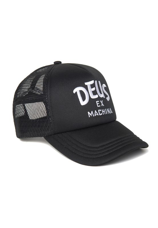 Deus Trucker Cap CURVY TRUCKER DMF87501-BLK Schwarz  Ansicht