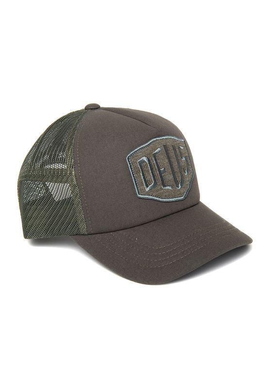 Deus Trucker Cap TERRY SHIELD TRUCKER DMW97996-GRN Khaki Ansicht