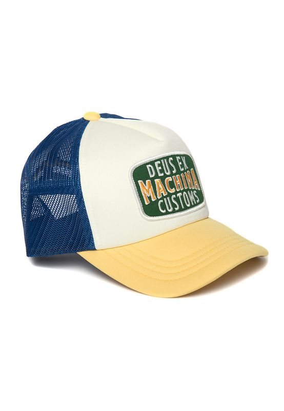 Deus Trucker Cap TITLE TRUCKER DMW97991-YLW Mehrfarbig Ansicht