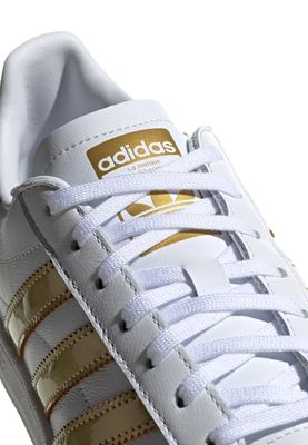weiß goldene adidas tasche