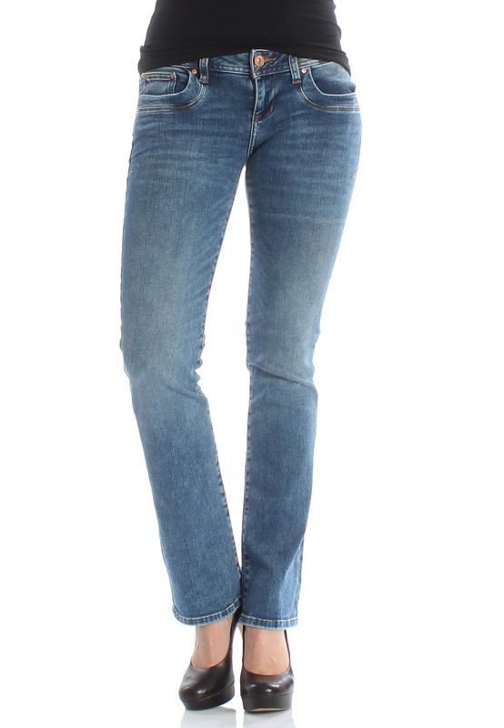 LTB Damen Jeans VALERIE Yule Wash Mittelblau Ansicht