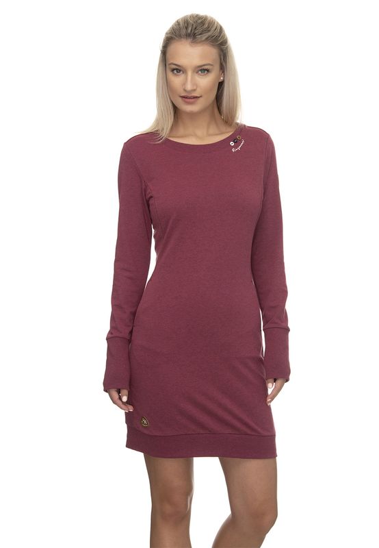 Ragwear Kleid Damen MONTANA A ORGANIC 1911-20047 Rot Chili Red 4045