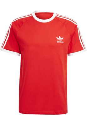 red and grey adidas shirt