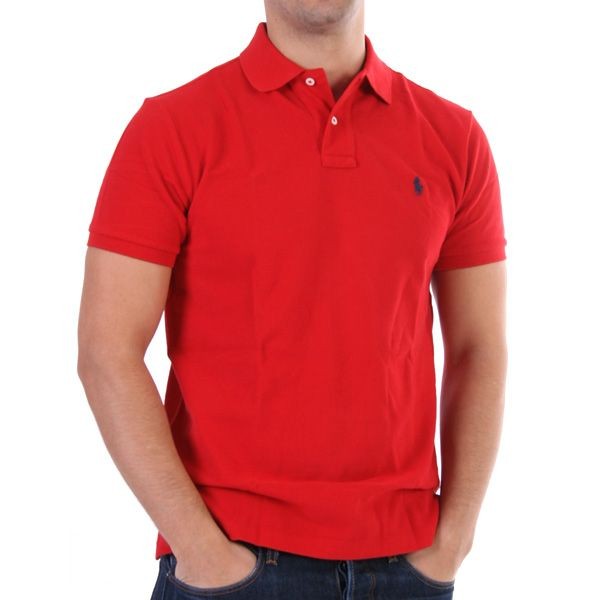 Ralph Lauren Polo Shirt - Basic Polo - Rot Ansicht