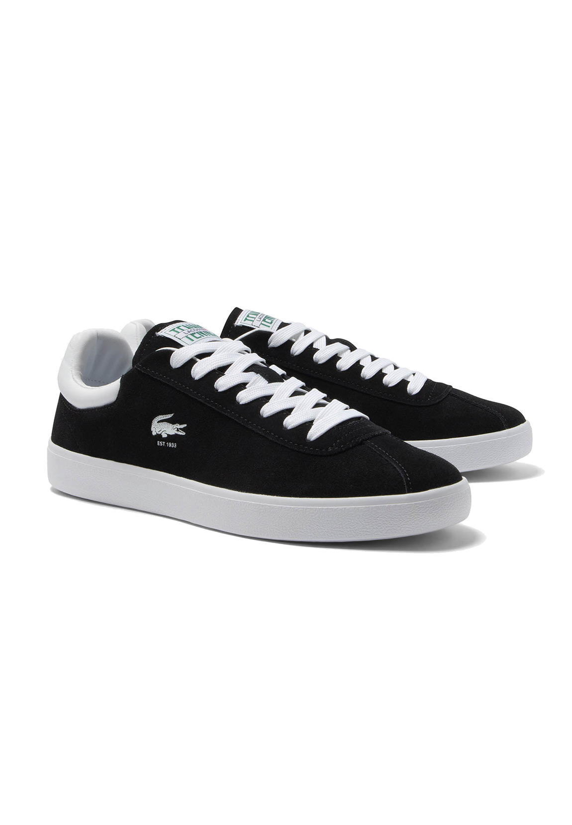Lacoste Herren Sneaker BASESHOT 746SMA0065312 BLK WHT Schwarz 
