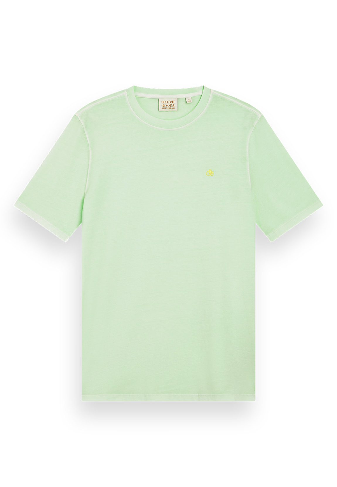 Scotch & Soda Herren T-Shirt GARMENT DYE LOGO CREW 175652 0514 