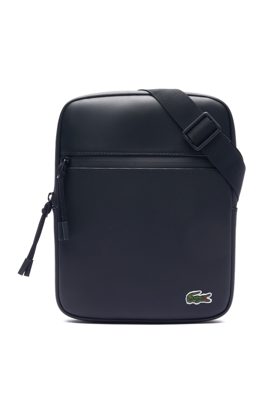 Lacoste Umhängetasche M FLAT CROSSOVER BAG NH3380LV Noir Schwarz  