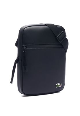 Lacoste Umhängetasche M FLAT CROSSOVER BAG NH3380LV Noir Schwarz  