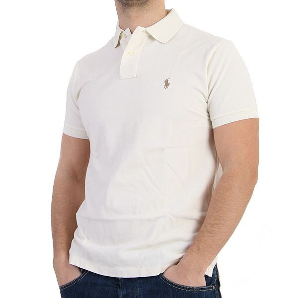 Ralph Lauren Polo Shirt - Basic Polo - Creme Ansicht