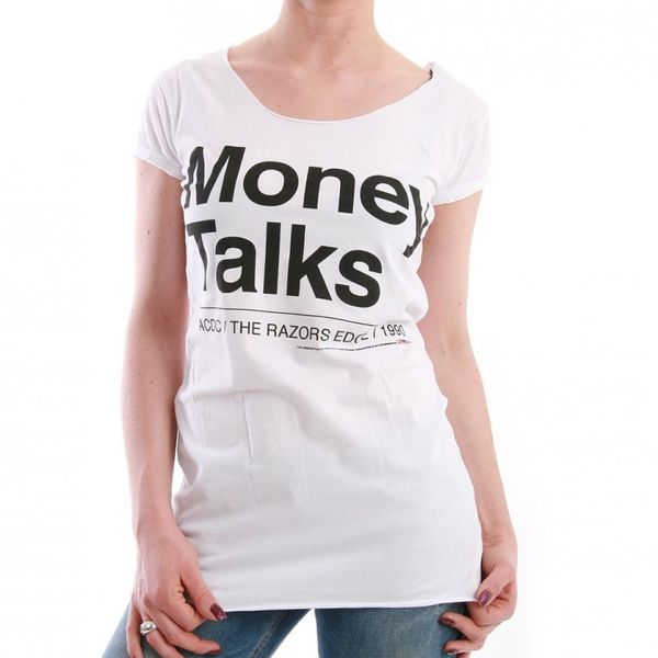 Amplified T-Shirt Women - MONEY TALKS - White Ansicht