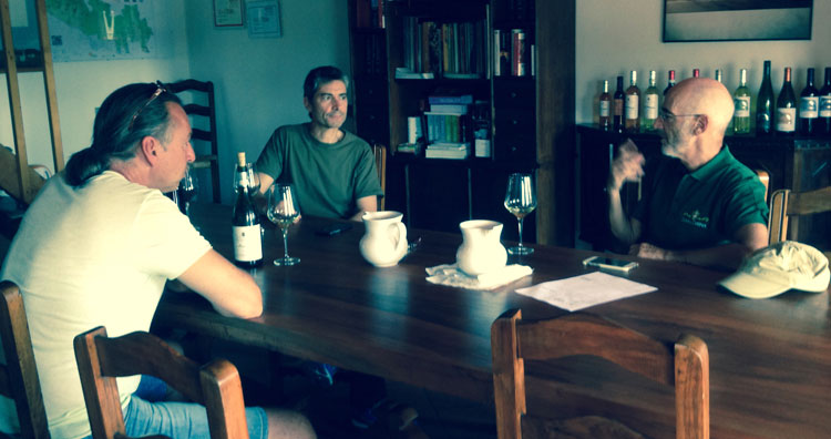 Michael Liebert im Weingut Cavalchina