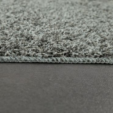 Moderner Badezimmer Teppich Einfarbig Hochflor Badteppich Rutschfest In
