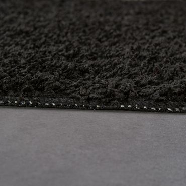 Moderner Badezimmer Teppich Einfarbig Hochflor Badteppich Rutschfest In