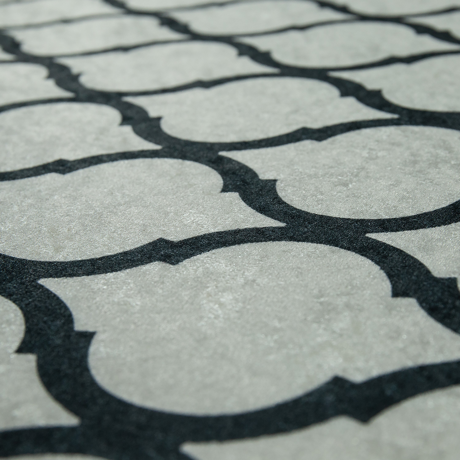 Trend Teppich Marokkanisches Muster Schwarz | TeppichCenter24