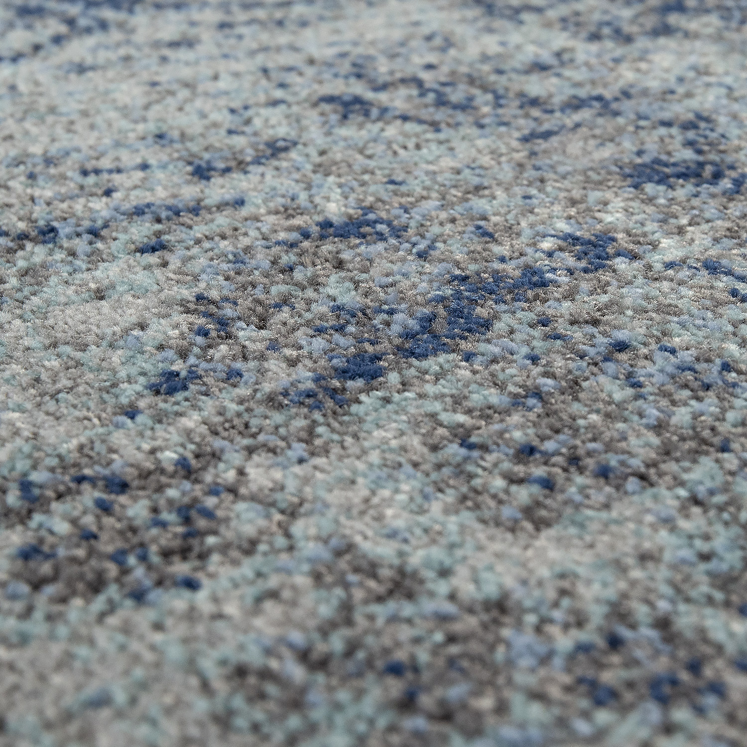 Wohnzimmer-Teppich Used-Look Blau | TeppichCenter24